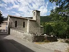 The church of Saint-Jean-Baptiste of Chanolles, north wall