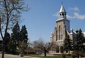 Saint-Leonard church on Rue Jarry.