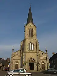 The church in La Chapelle d'Andaine