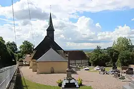 The church in Lessard-et-le-Chêne