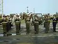 The military band of the 79th Guards Motorized Rifle Regiment