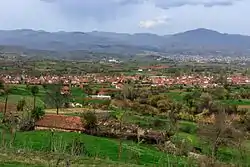 Panoramic view of the village Injevo