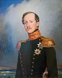 Prince Peter of Oldenburg in the Preobrazhensky Life-Guard Regiment, 1842