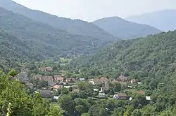 Panoramic view of the village