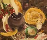 "Pumpkin, guelder rose", (69х60, 1980)