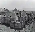 Ginosar1937. "Tower and Stockade" wall under construction