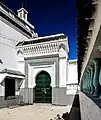 The entrance to the mausoleum