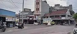 Gajah Mada street, Belinyu's downtown