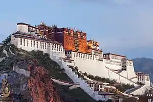 The Potala Palace in Lhasa