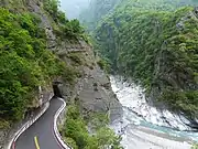 Liwu River with the Central Cross-Island Highway