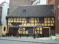 Brugata 14, Oslo. Timber-framed building from around 1800.