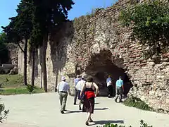 Durrës Ancient City Wall Entrance