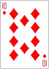 10 of Diamonds