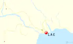 Wagang is located in Lae