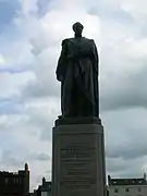 A statue to the 13th Earl in Wellington Square gardens, Ayr