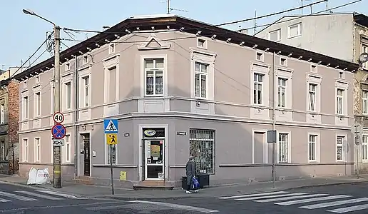 View from street crossing