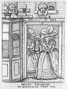 Image 24A political cartoon from 1787 jesting about the notion of taxation affecting prostitutes (from Prostitution)