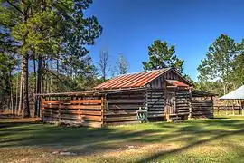 Mule and hay barn