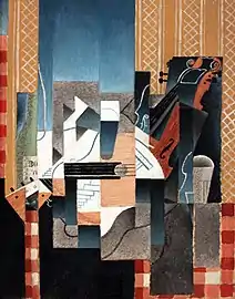 Juan Gris, 1913, Violin and Guitar, oil on canvas, 81 x 60 cm