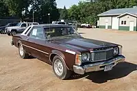 1976 Mercury Monarch (on Ford Crown Victoria LX wheels)