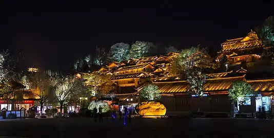 Lijiang at night