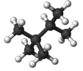 Ball-and-Stick model of triptane