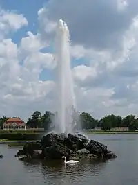 Fountain in front of the palace