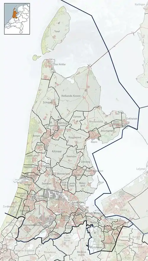 Rustenburg is located in North Holland