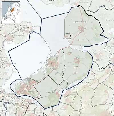 Luttelgeest is located in Flevoland