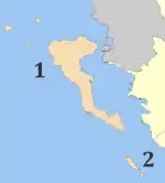 Municipalities of Corfu