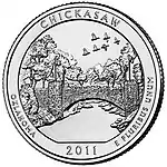 Chickasaw National Recreation Area quarter