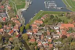 Aerial view of the historical center