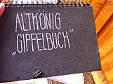 Altkönig: summit book