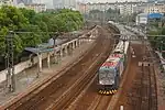 HXD3C-0197 at Genshanmen Railway Station