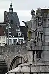 Statue of the saint on Sint Servaasbrug