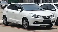 2019 Suzuki Baleno GL (Indonesia; pre-facelift), which adopted the Indian Baleno RS styling