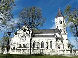 Catholic Church of the Holy Trinity in Tauragė, consecrated in 1904