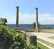 The Overlook, with the Hudson River Palisades in the background