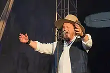 Zucchero at his 2023 World Wild Tour in Konstanz, Germany