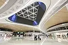 Satellite concourse hall