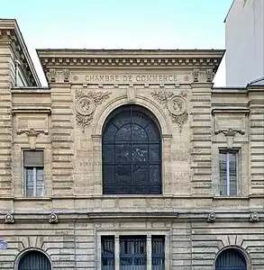 Beaux Arts medallions on the 2nd floor meeting room of the Commerce and Industry Chamber Building (Rue Notre-Dame-des-Victoires), Paris, by Juste Lisch, 1891