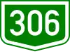 Main road 306 shield