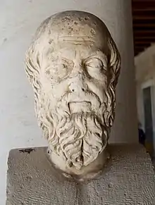 Image 46Bust of Herodotus in Stoa of Attalus, one of the earliest nameable historians whose work survives. (from History of Greece)