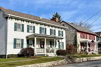 Moravian residences on High Street