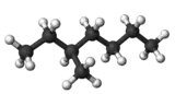 Ball-andStick model of 3-methylheptane