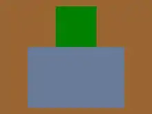 The distinguishing patch of the 49th Battalion (Edmonton Regiment), CEF.