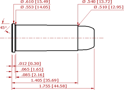 .500 Linebaugh Cartridge Schematic