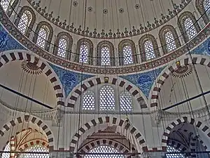 Rüstem Pasha mosque in dome