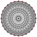 2{3}2{3}2{4}7,  or , with 28 vertices, 294 edges, 1372 faces, and 2401 cells