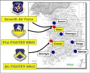 7th Air Force Bases